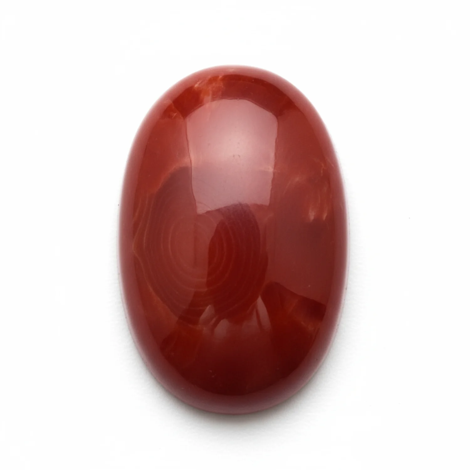 Coral 1PC Large 10x12 MM Oval Cabochon Red Fine Precious Loose Gemstone - Image 2