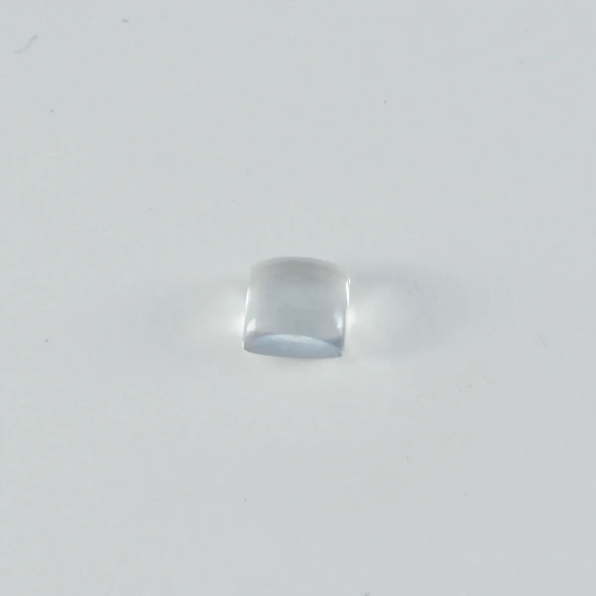 Crystal Quartz 10PC Tiny 4x4 MM Square Cabochon White Shine semi Precious Loose Gems - Image 3