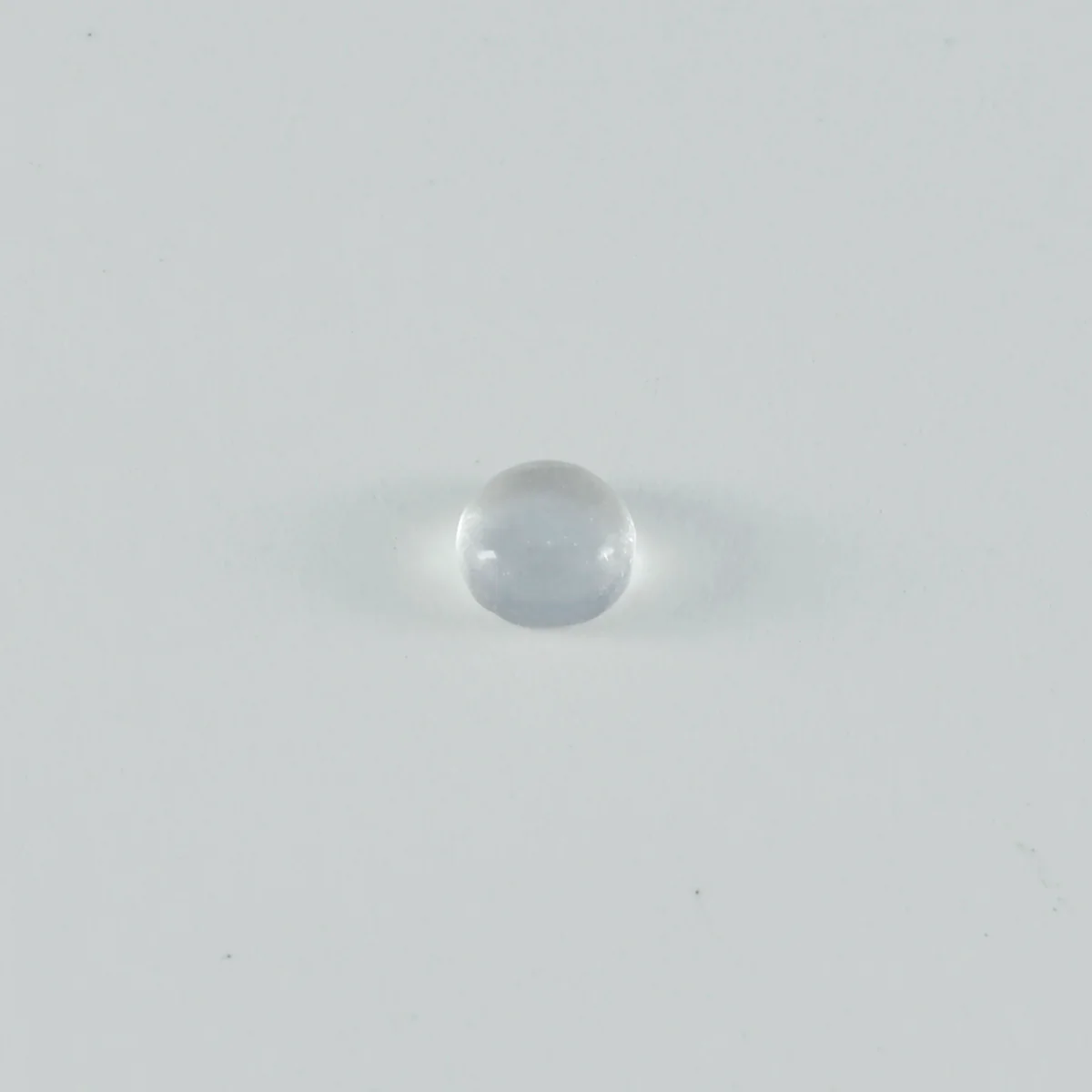 Crystal Quartz 10PC Tiny 5x5 MM Round Cabochon White Polished semi Precious Loose Gems - Image 2