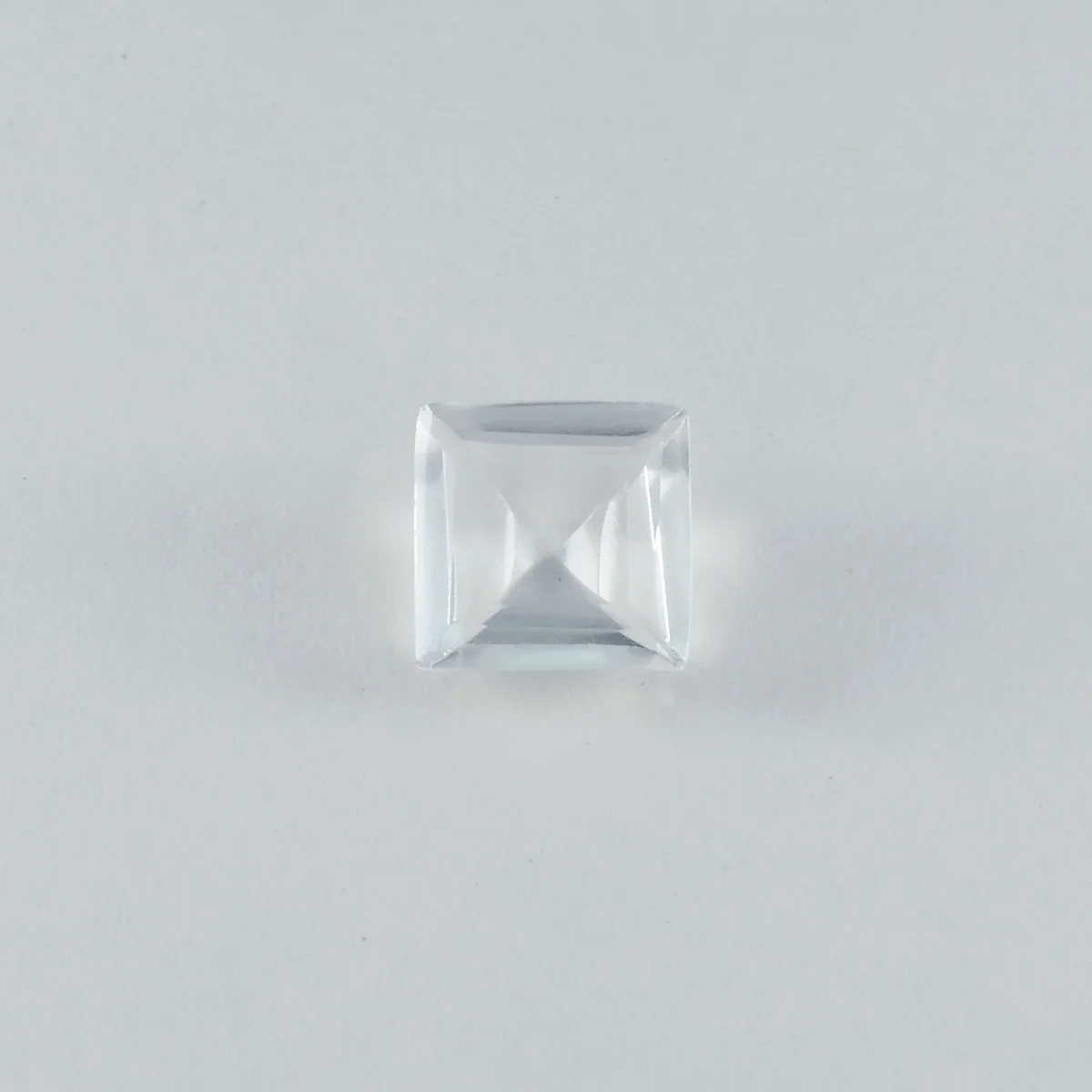 Crystal Quartz 1PC Large 10x10 MM Square Faceted White Shine Semi Precious Loose Gemstones - Image 3