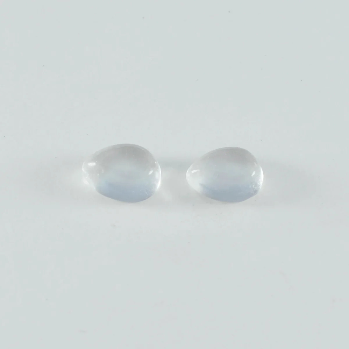 Crystal Quartz 1PC Large 9x11 MM Pear Cabochon White Brilliant semi Precious Precious Gemstone - Image 2