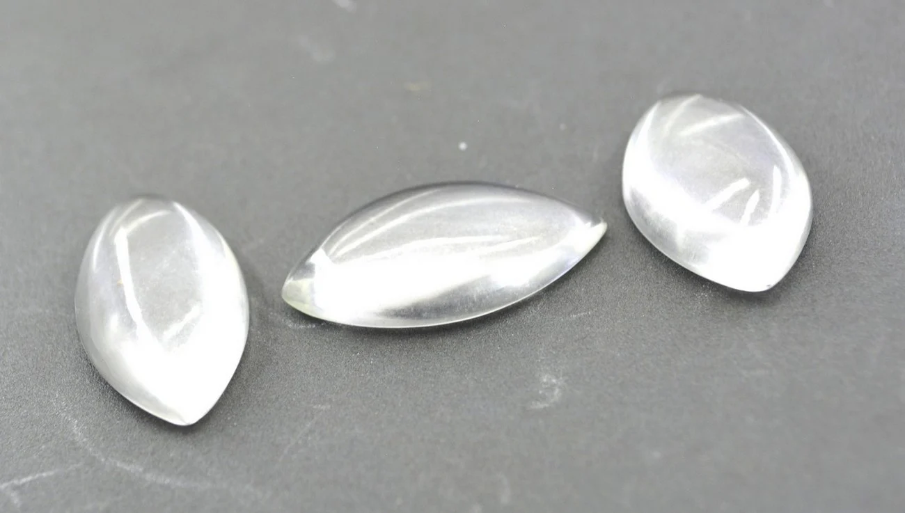 Crystal Quartz 1PC Medium 7x14 MM Marquise Cabochon White High-Quality semi Precious Loose Gems