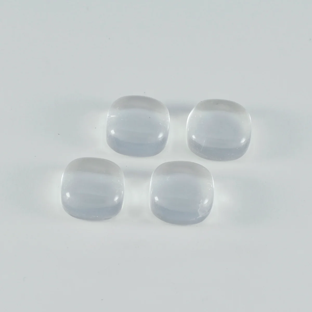 Crystal Quartz 1PC Medium 9x9 MM Cushion Cabochon White Shine semi Precious Loose Gems - Image 3