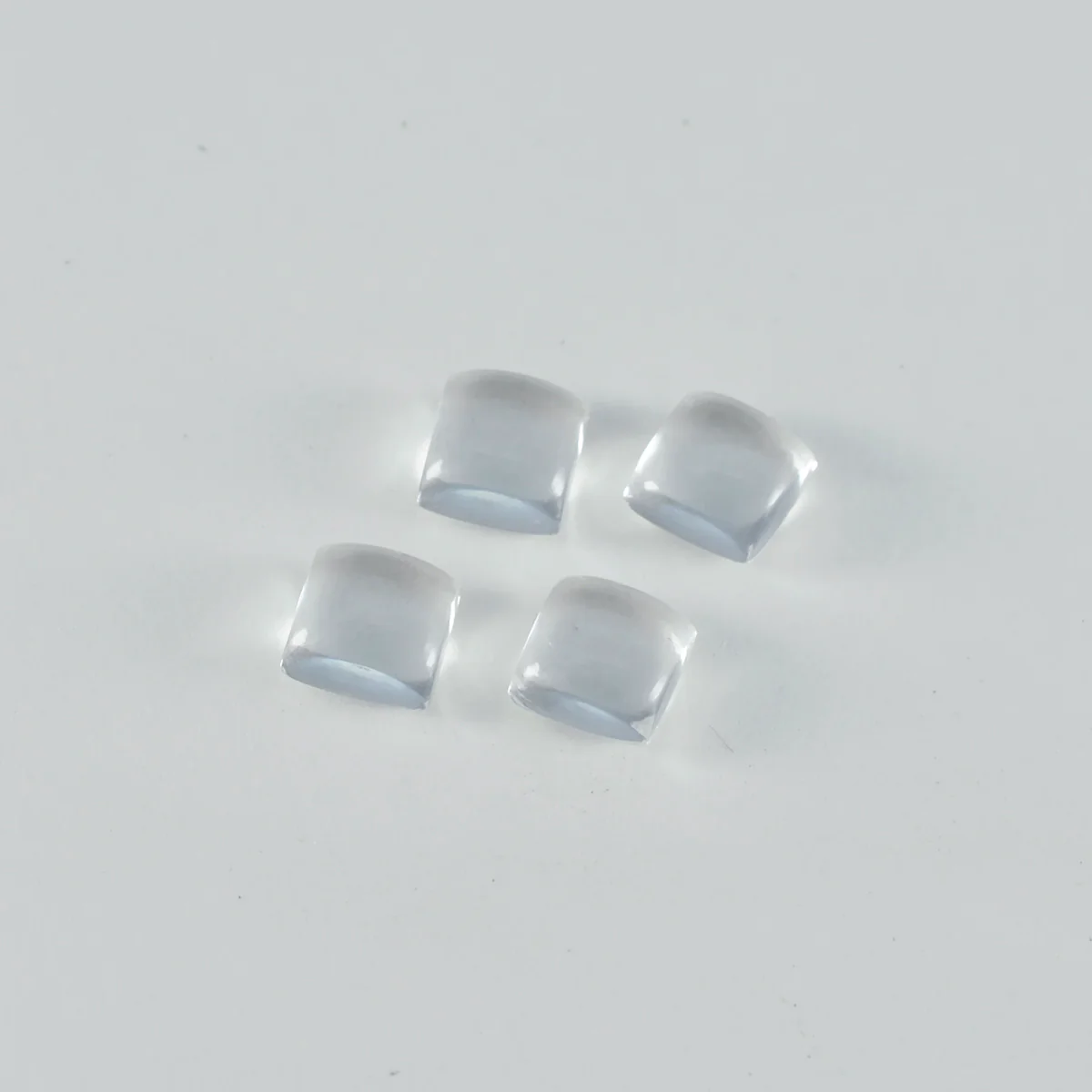 Crystal Quartz 1PC Medium 9x9 MM Square Cabochon White Superior semi Precious Gems - Image 3