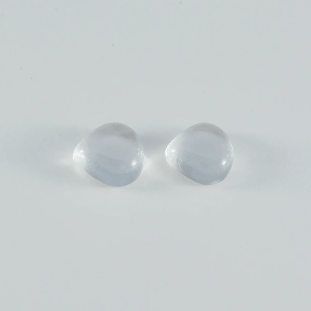 Crystal Quartz 1PC Small 7x7 MM Heart Cabochon White Sparkling semi Precious Loose Gemstone - Image 2