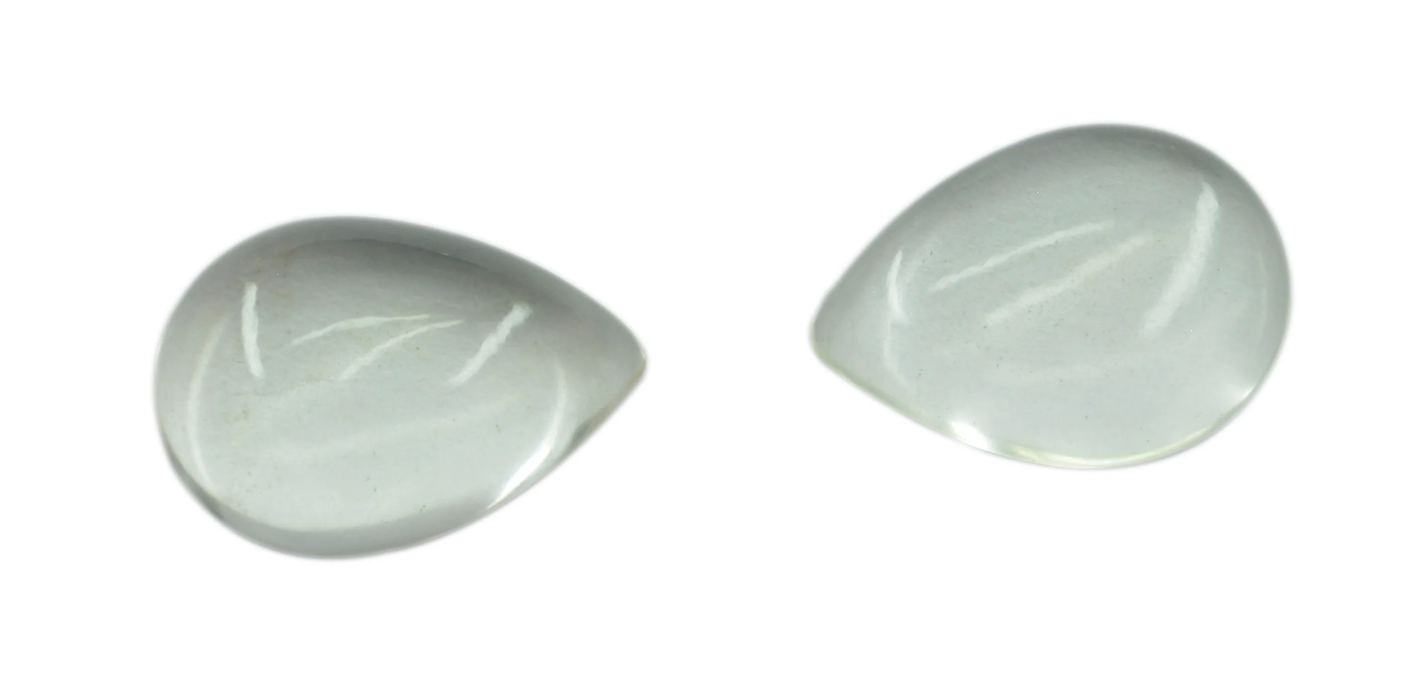 Crystal Quartz 1PC Tiny 5x7 MM Pear Cabochon White High-Quality semi Precious Precious Gemstone