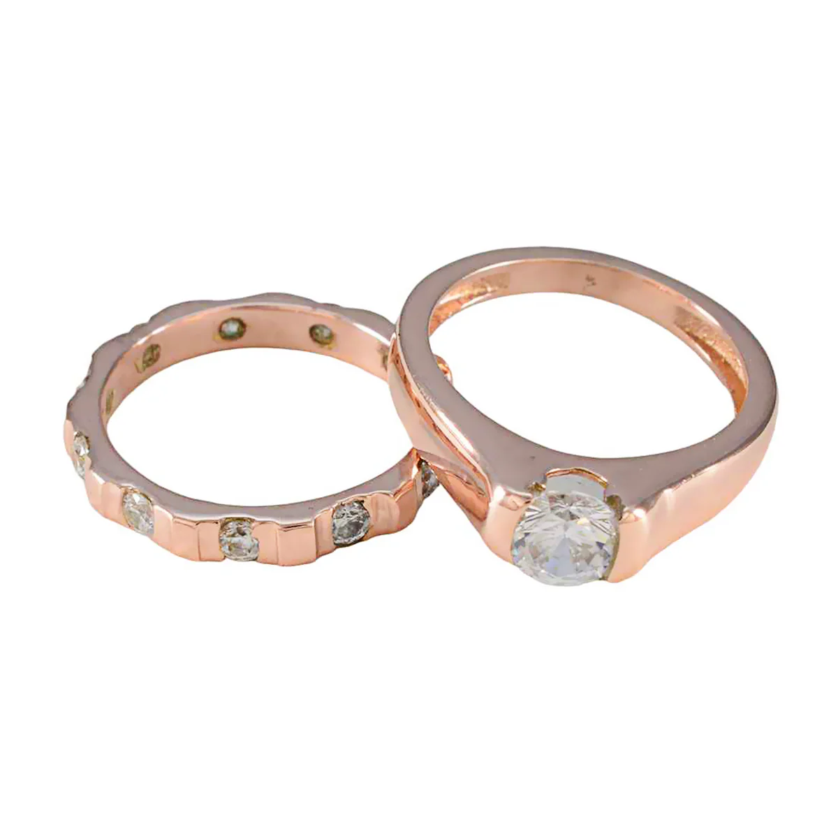 Cubic zirconia CZ multiple Indian 925 Silver White Gemstone Eye-catching Trendy Ring Jewellery - Image 3