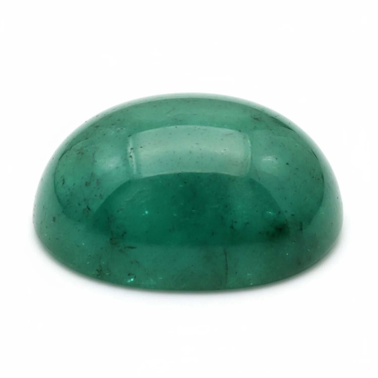 Emerald 10PC Tiny 3x5 MM Oval Cabochon Green Sparkling Precious Gems - Image 2