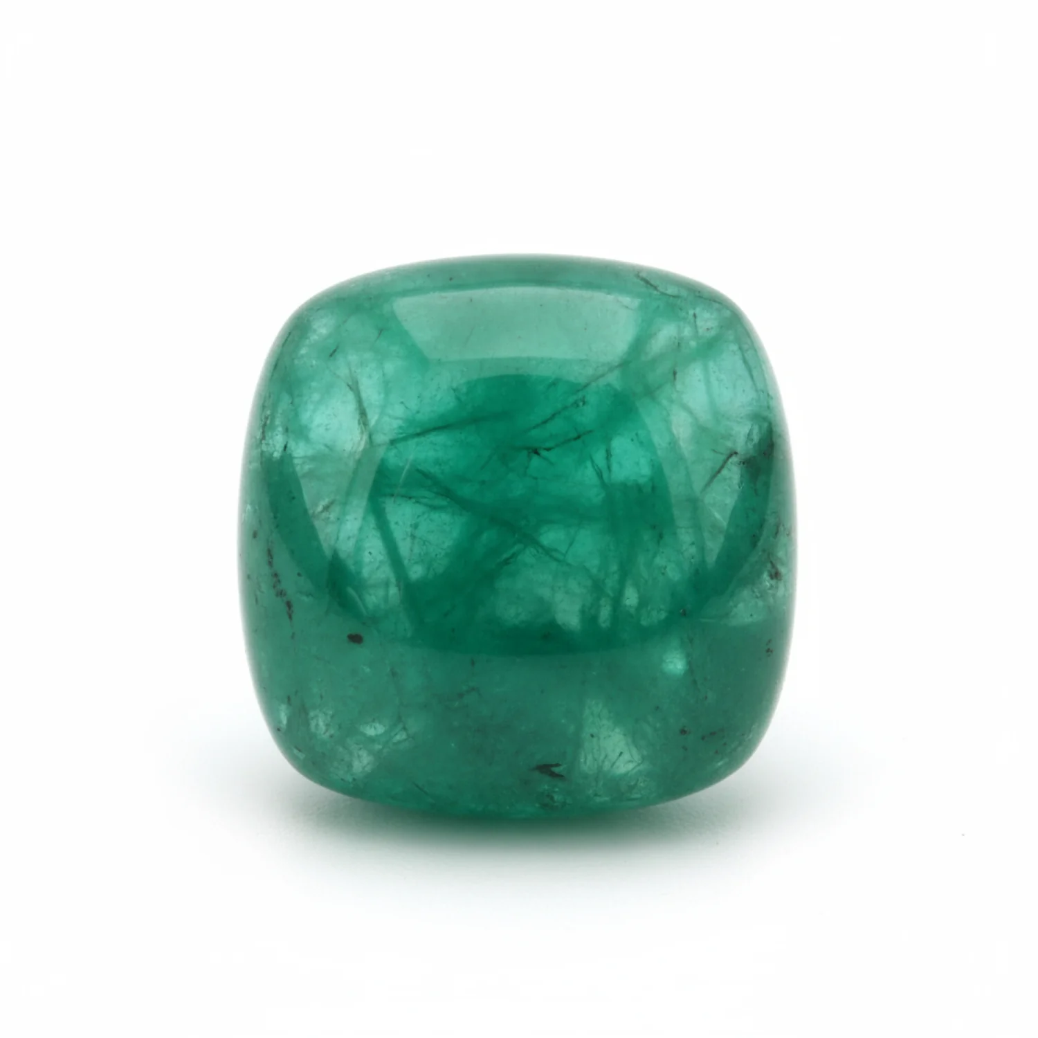 Emerald 10PC Tiny 4x4 MM Cushion Cabochon Green Splendid Precious Gems