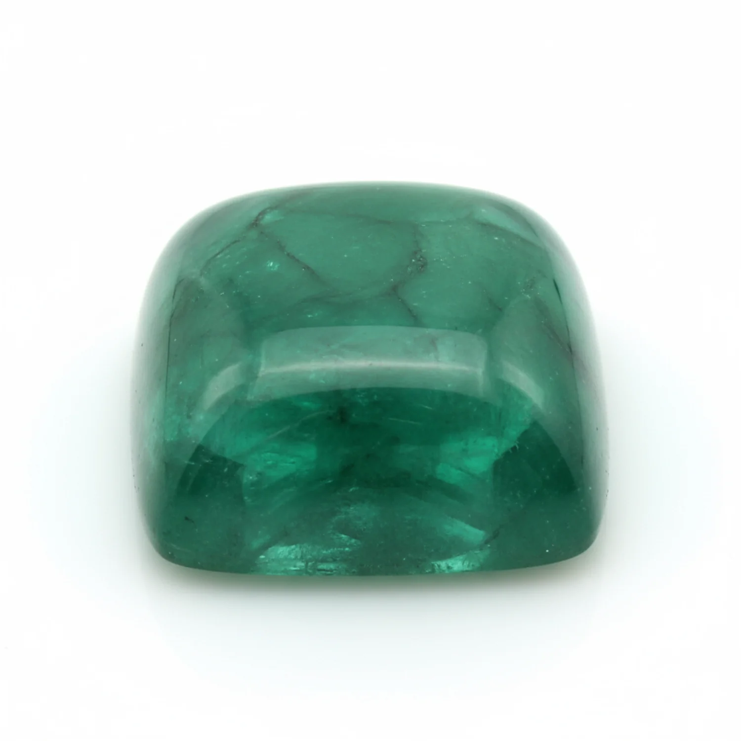 Emerald 10PC Tiny 4x4 MM Square Cabochon Green High-Quality Precious Precious Gemstone - Image 2