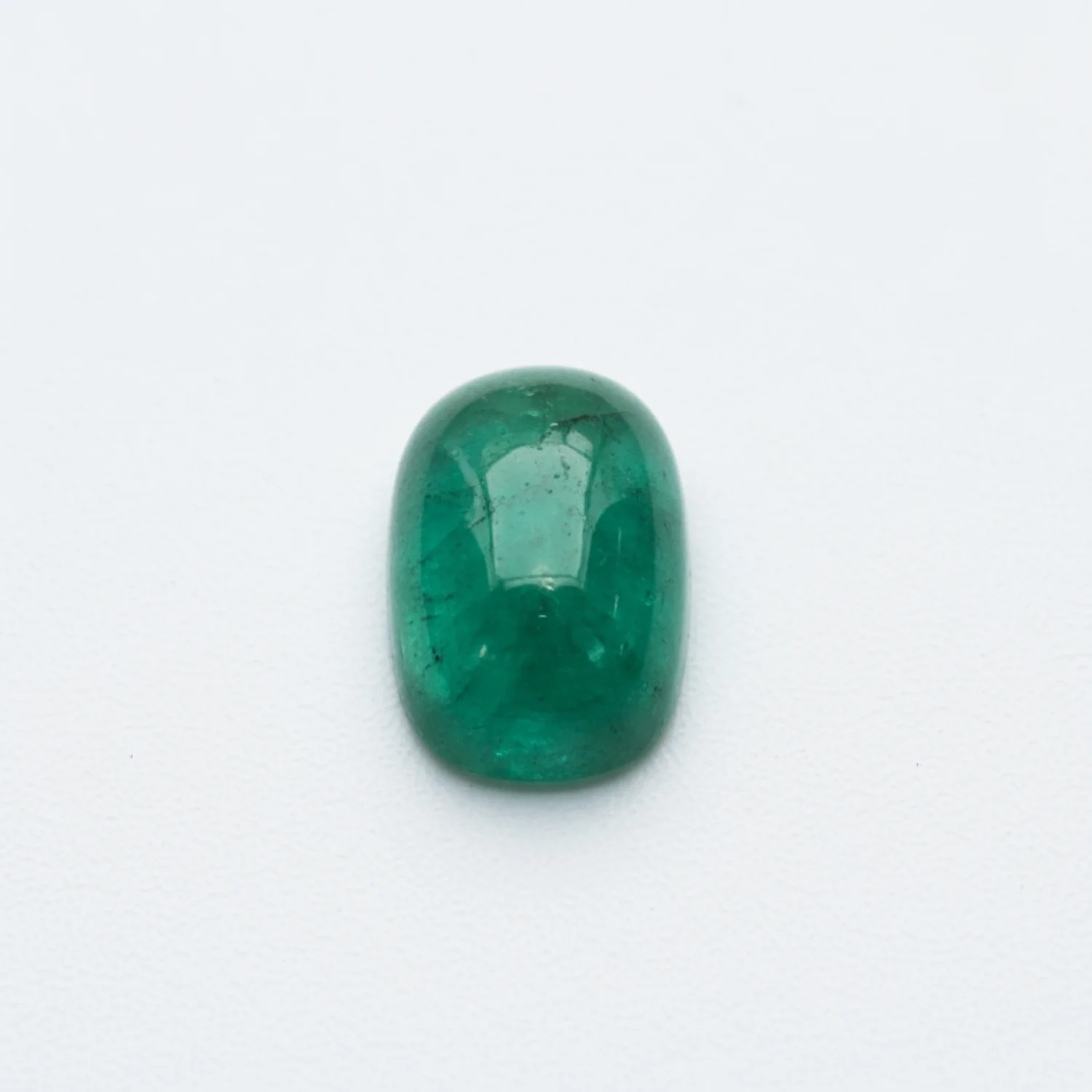 Emerald 10PC Tiny 4x6 MM Emerald Cabochon Green Luster Precious Precious Gemstone