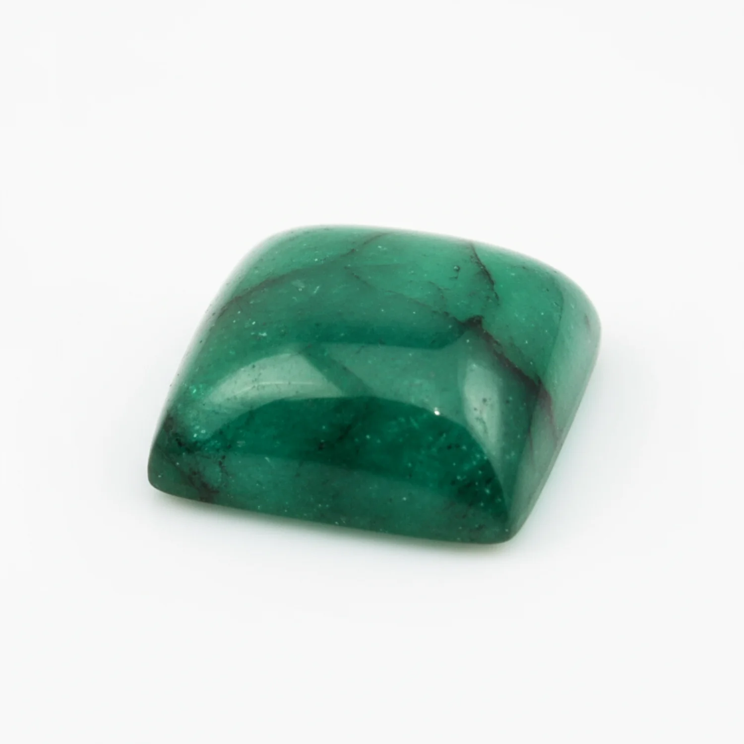 Emerald 10PC Tiny 5x5 MM Square Cabochon Green Natural Precious Gems - Image 2