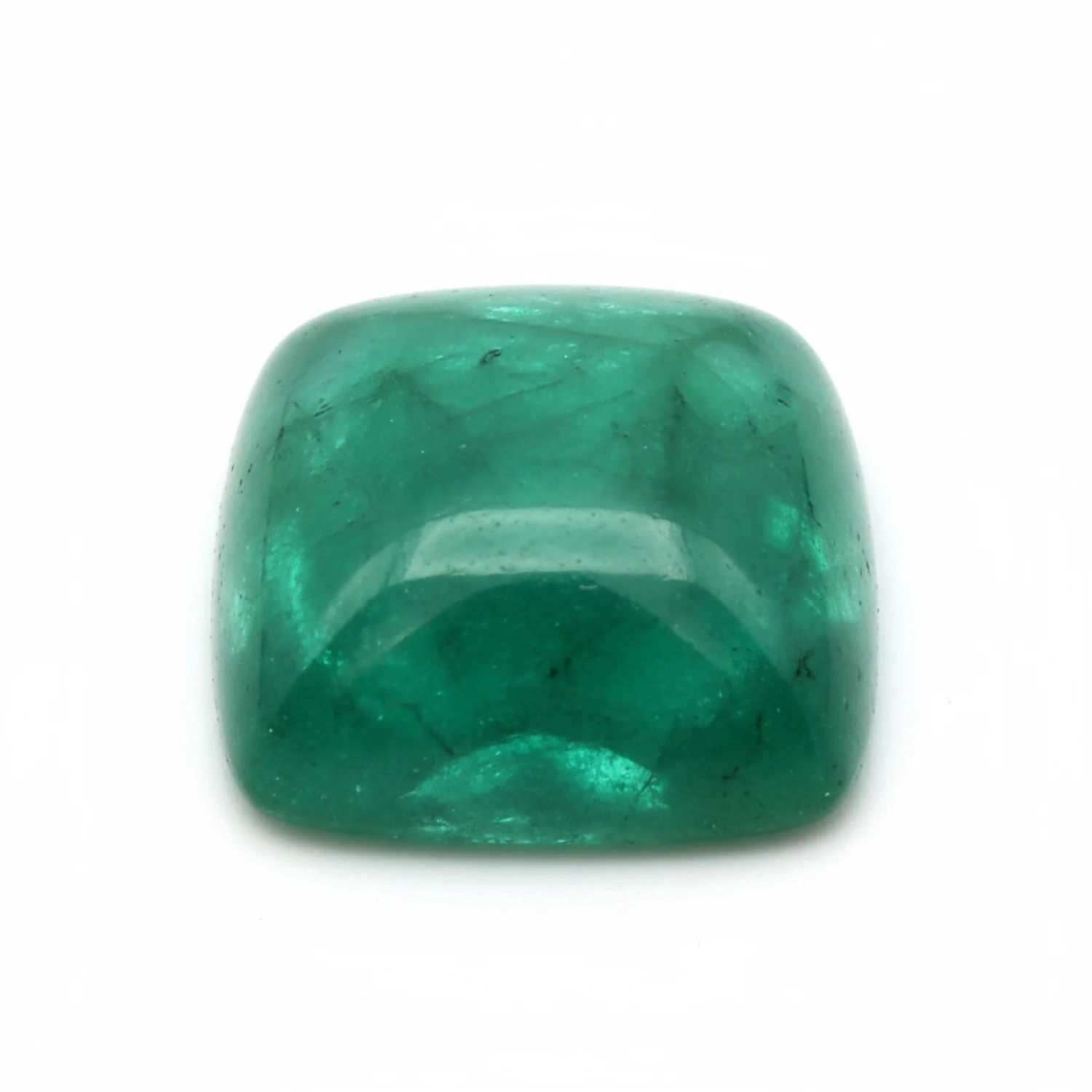 Emerald 1PC Small 8x8 MM Square Cabochon Green Pure Precious Loose Gemstones - Image 2