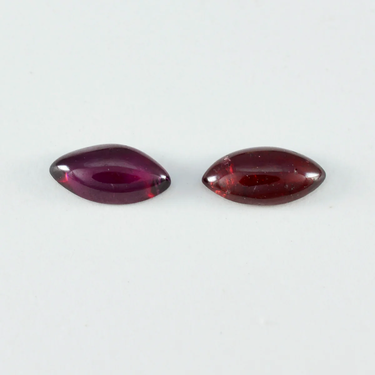 Garnet 10PC Tiny 4x8 MM Marquise Cabochon Red Lustrous semi Precious Gems - Image 4