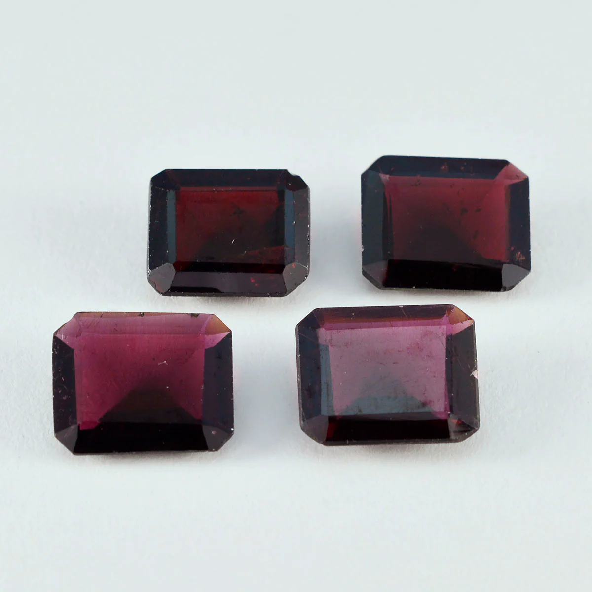 Garnet 1PC Chunky 12x16 MM Emerald Faceted Red Polished Semi Precious Loose Gemstones - Image 2