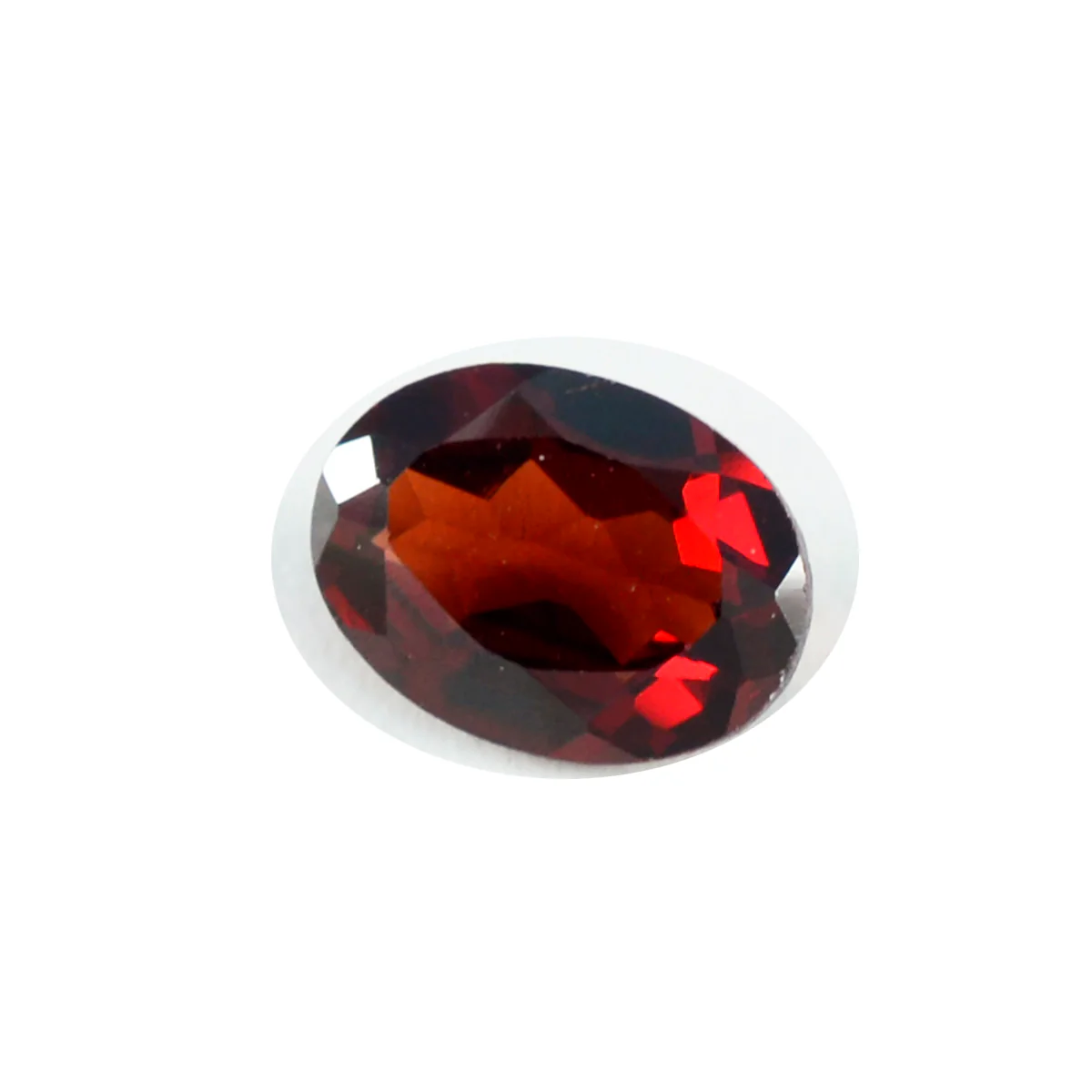 Garnet 1PC Chunky 13x18 MM Oval Faceted Red Superior Semi Precious Gems - Image 4