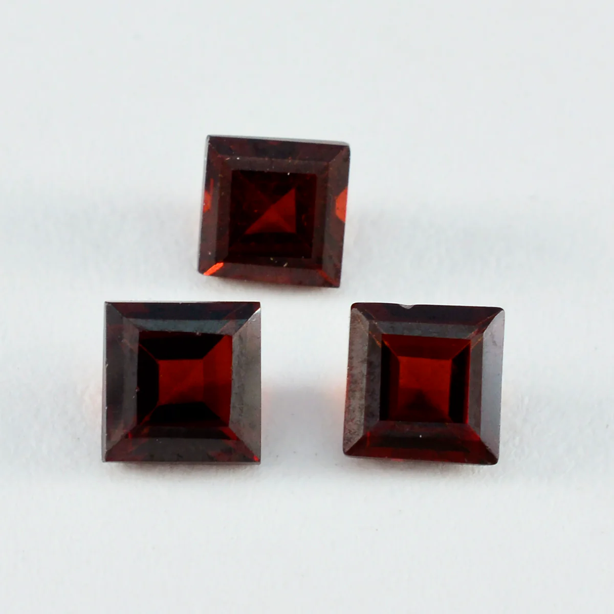 Garnet 1PC Chunky 14x14 MM Square Faceted Red Genuine Semi Precious Loose Gems - Image 4
