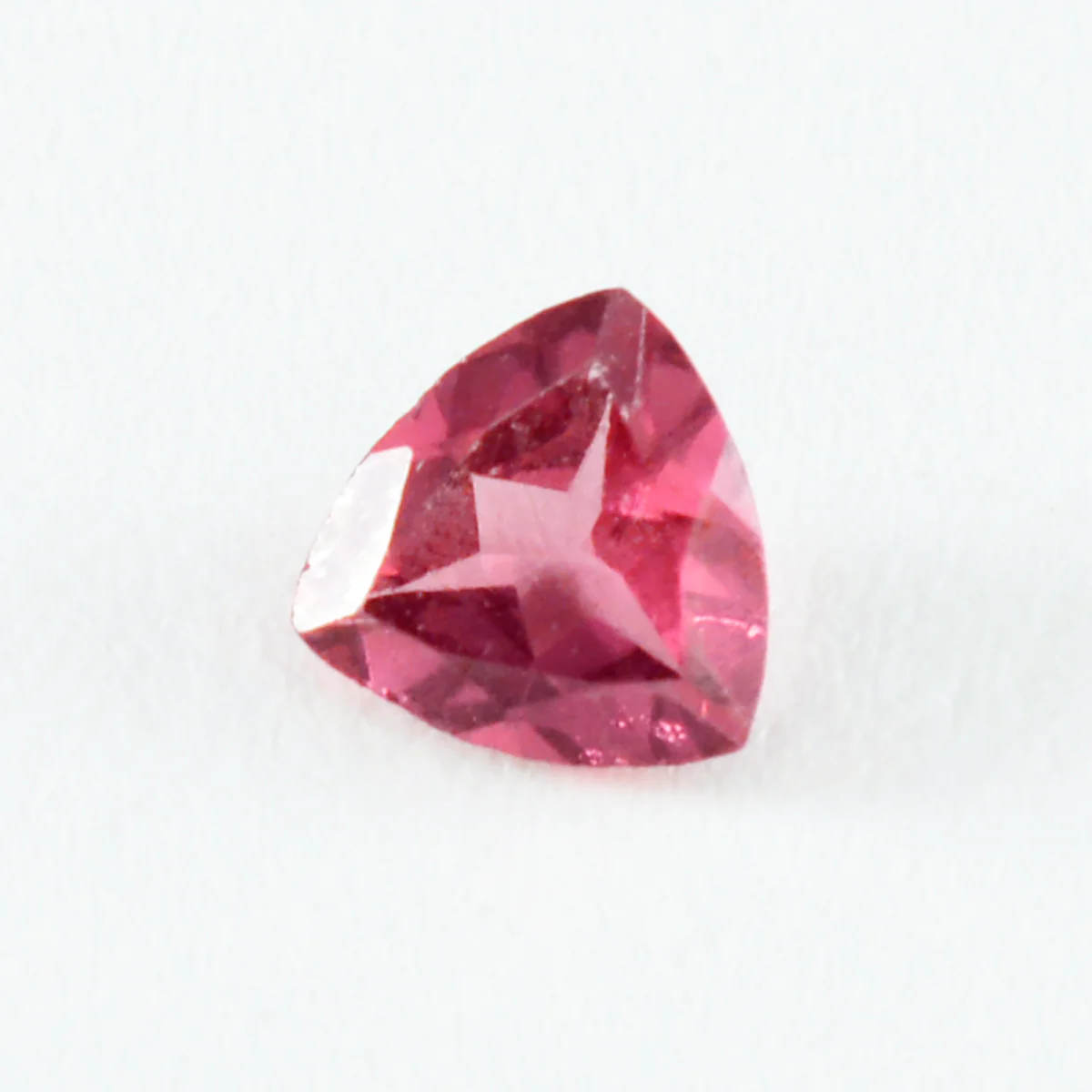 Garnet 1PC Chunky 14x14 MM Triangle Faceted Red Genuine Semi Precious Loose Gems - Image 4