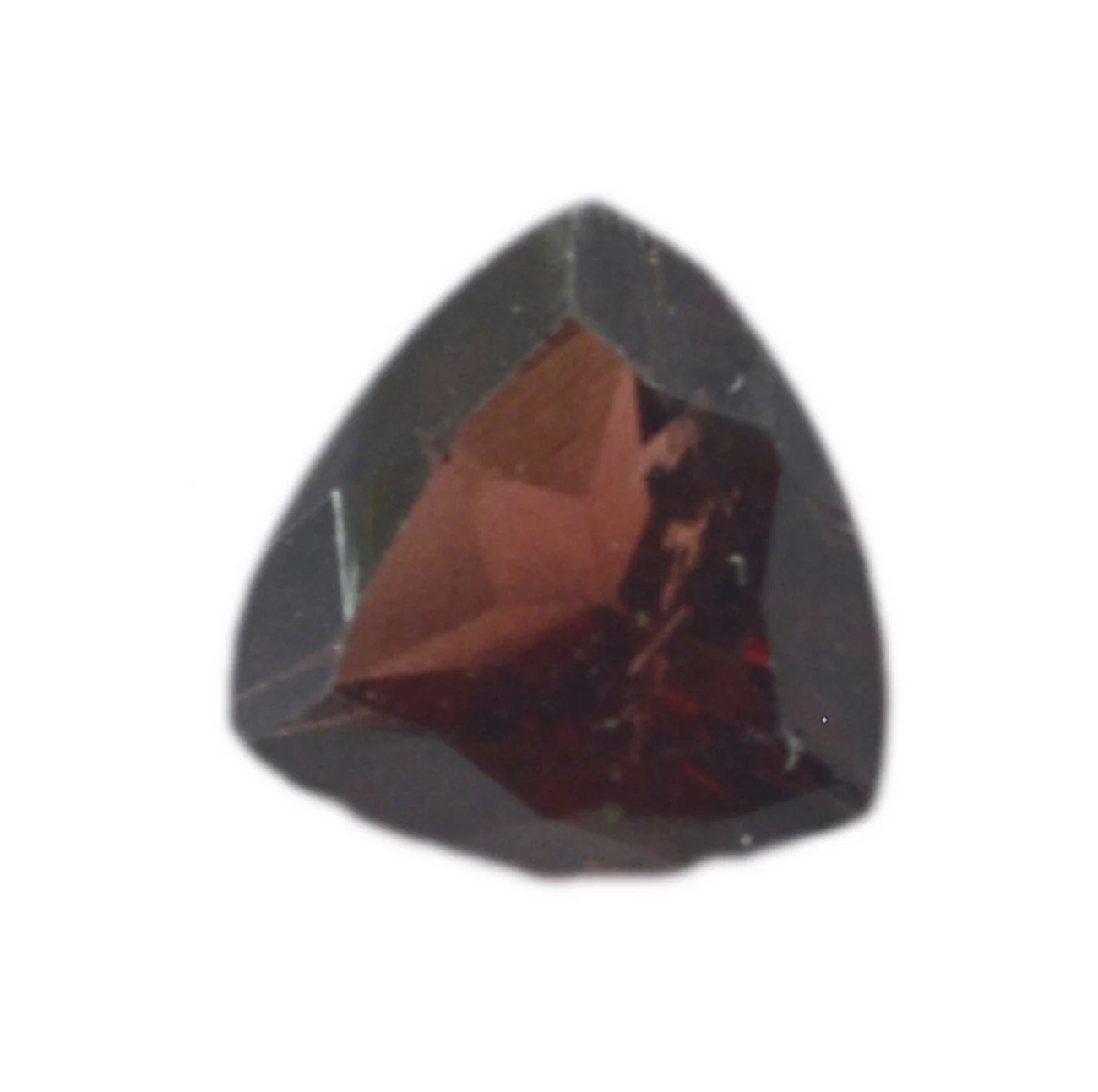 Garnet 1PC Chunky 15x15 MM Triangle Faceted Red Superior Semi Precious Loose Gemstone - Image 3