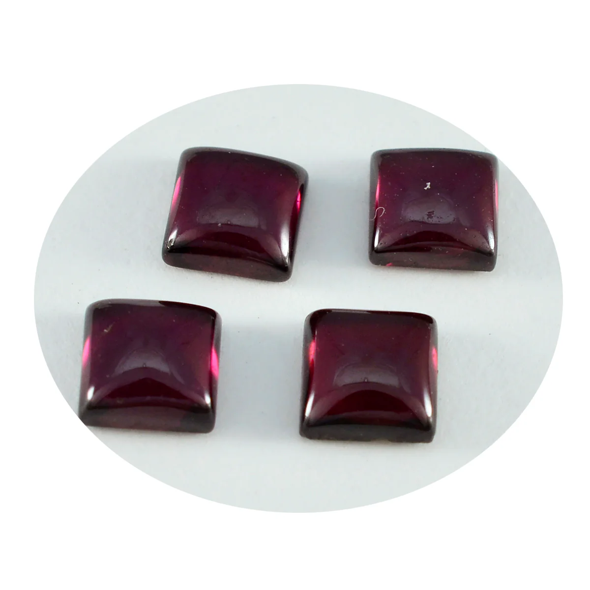 Garnet 1PC Large 10x10 MM Square Cabochon Red Shine semi Precious Precious Gemstone - Image 2