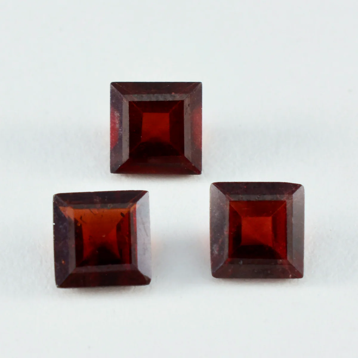 Garnet 1PC Large 11x11 MM Square Faceted Red Fine Semi Precious Loose Gemstone - Image 4