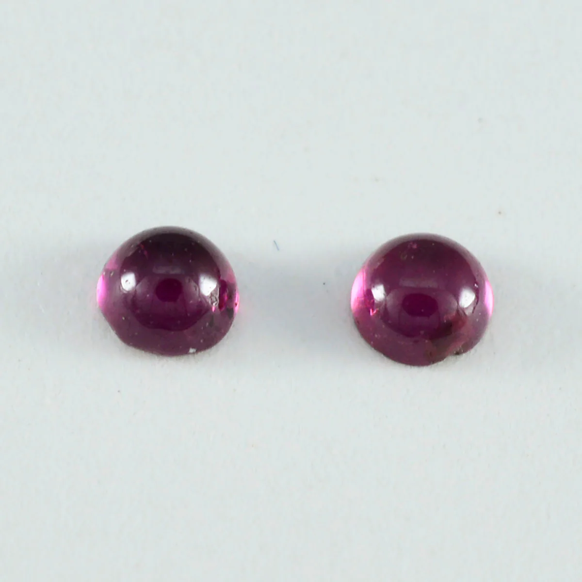 Garnet 1PC Small 7x7 MM Round Cabochon Red Sparkling semi Precious Semi Precious Gemstone - Image 4