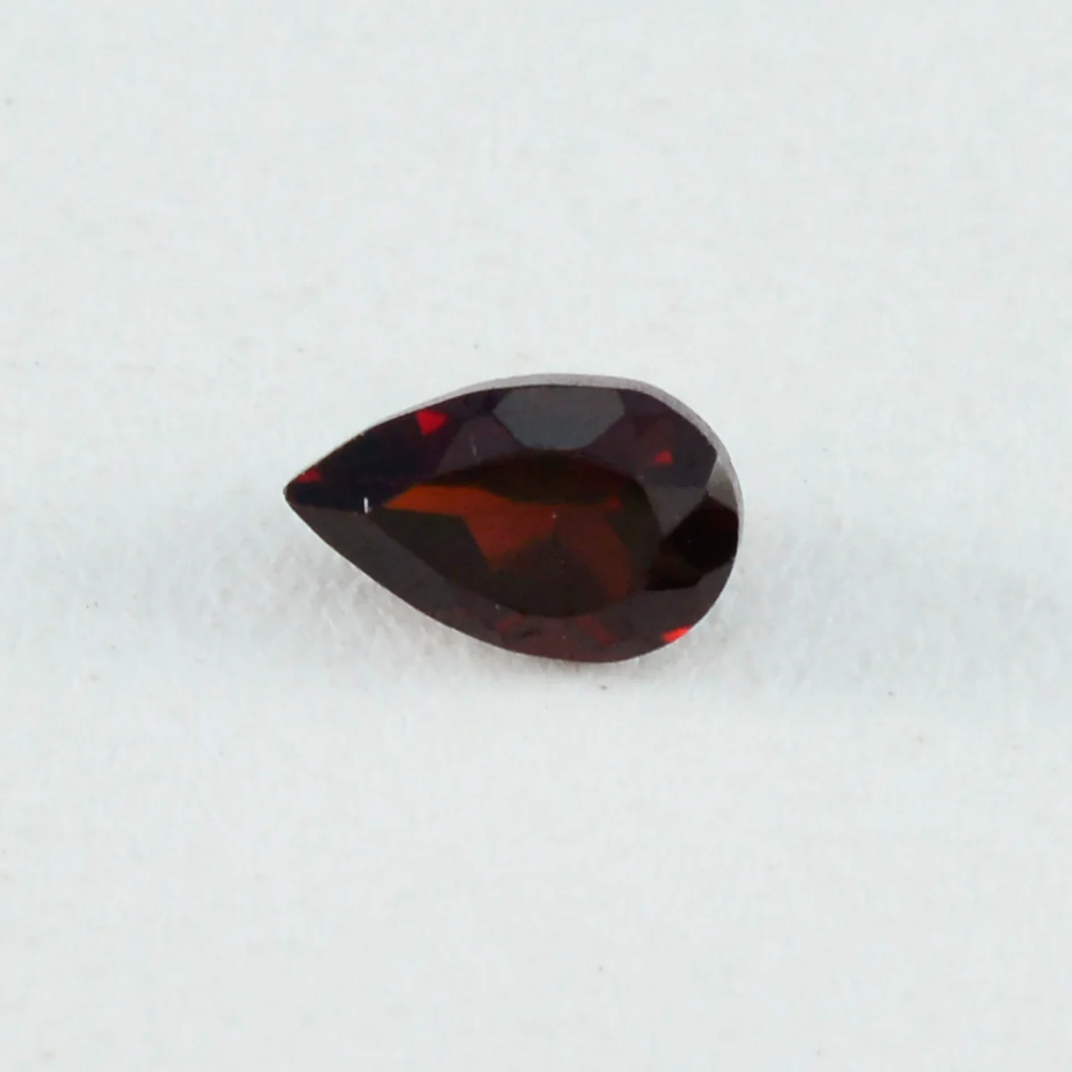 Garnet 1PC Tiny 4x6 MM Pear Faceted Red Natural Semi Precious Loose Gemstone - Image 4