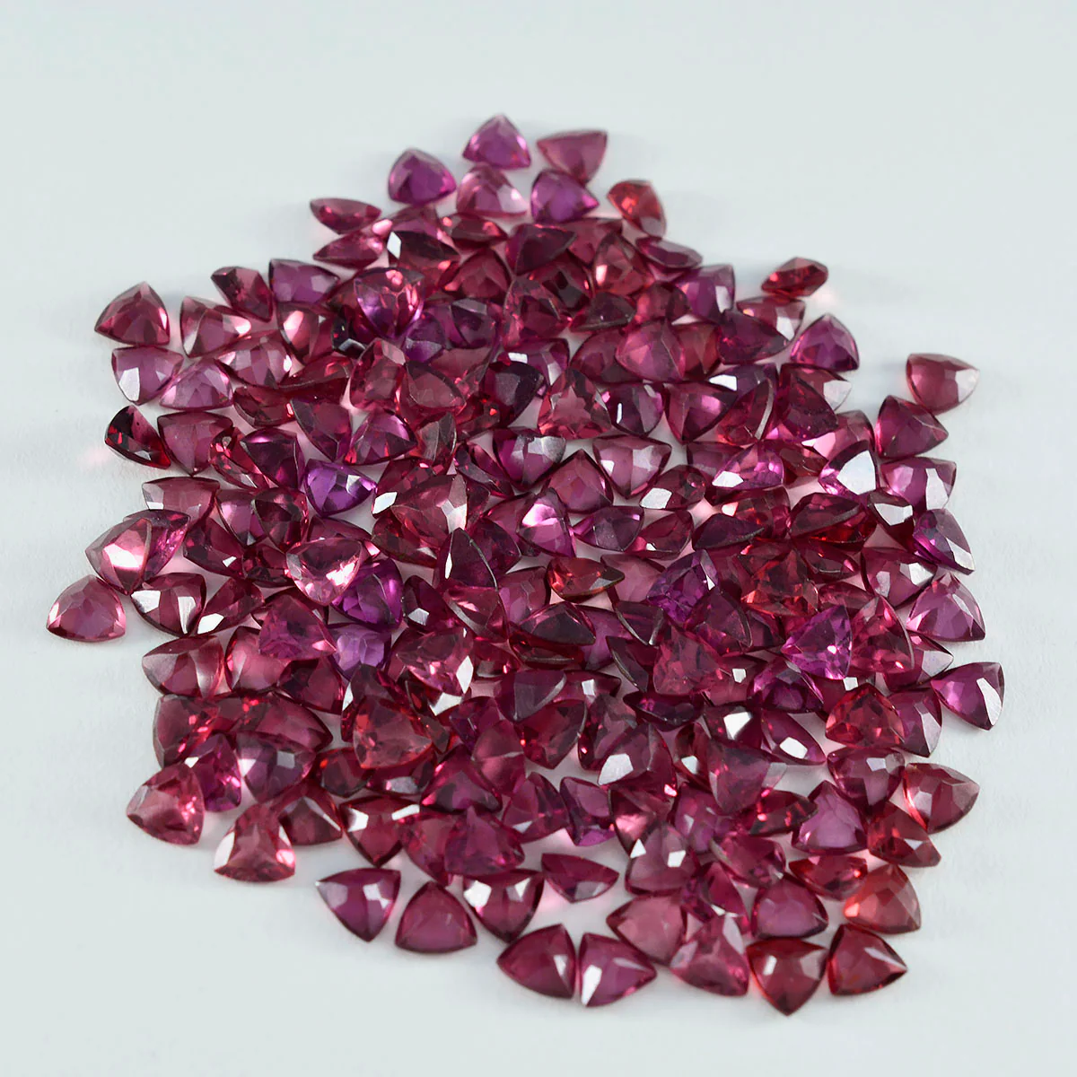 Garnet 1PC Tiny 5x5 MM Triangle Faceted Red Sparkling Semi Precious Gems - Image 4