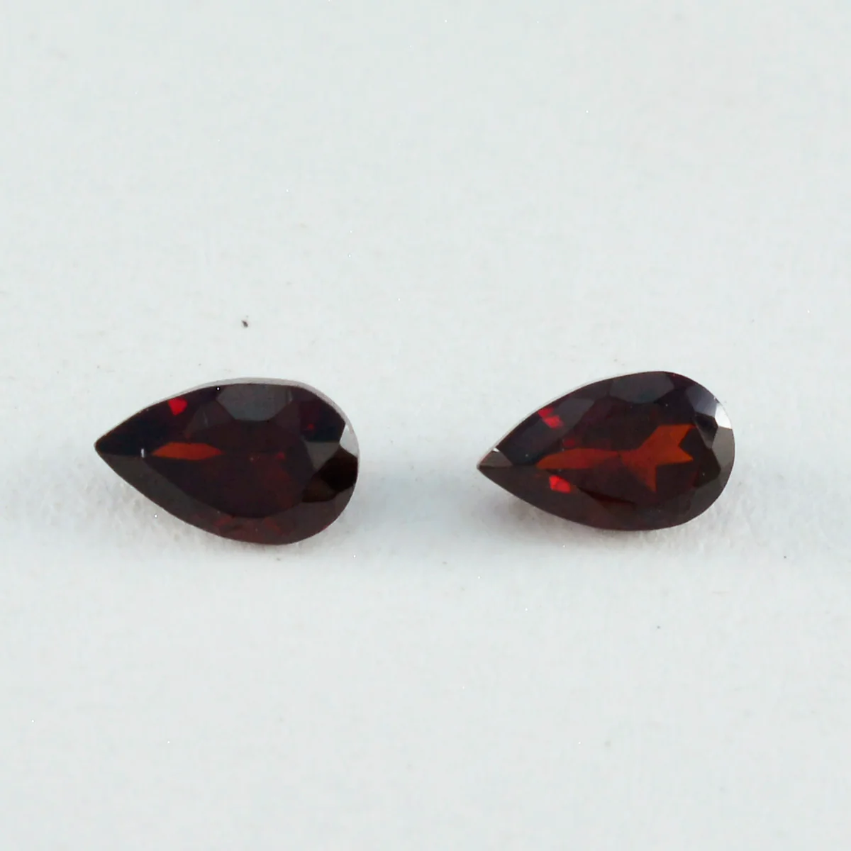 Garnet 1PC Tiny 5x7 MM Pear Faceted Red Genuine Semi Precious Loose Gemstones