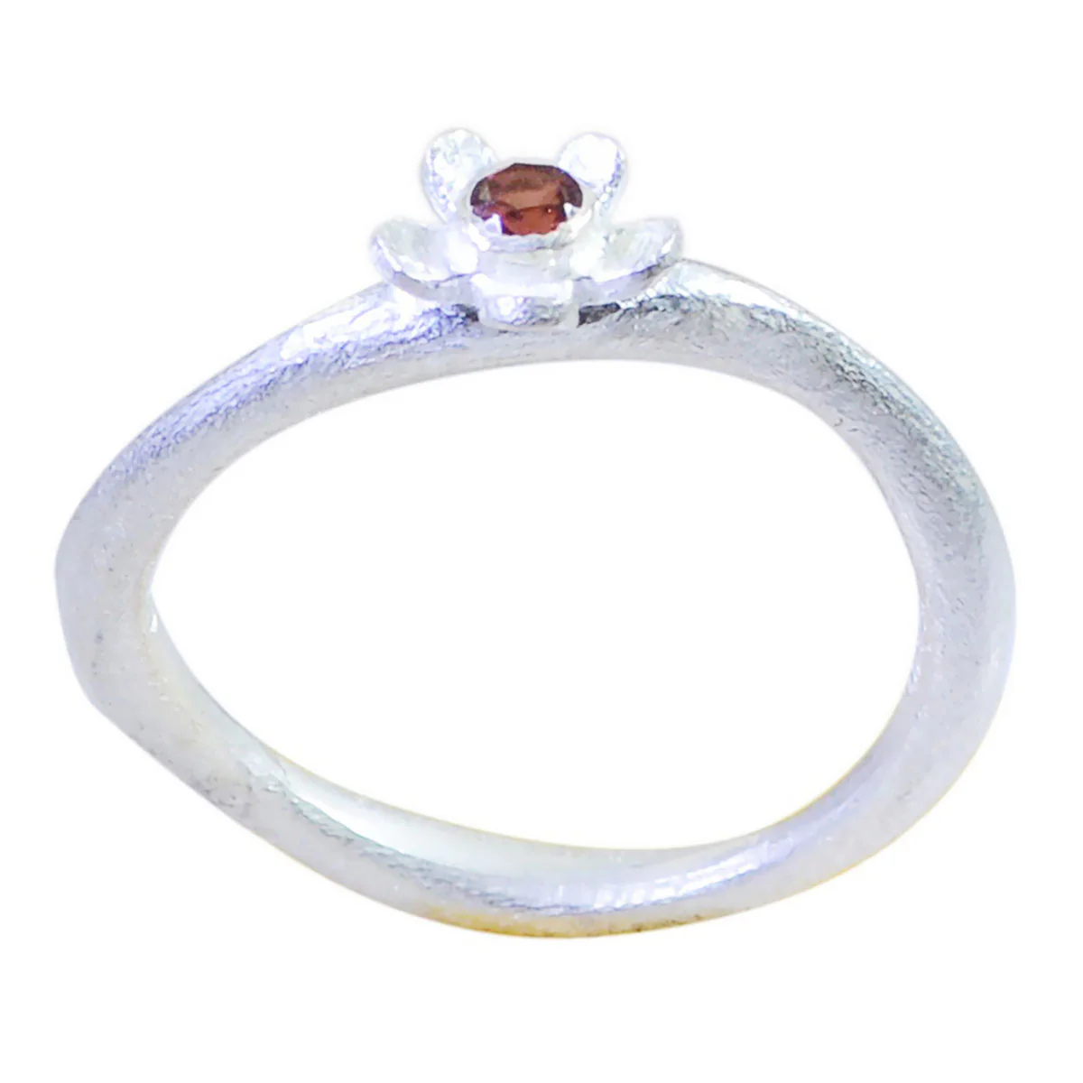 Garnet Solitaire Turkish 925 Sterling Silver Red Gems Dainty Glamorous Ring Jewellery - Image 3