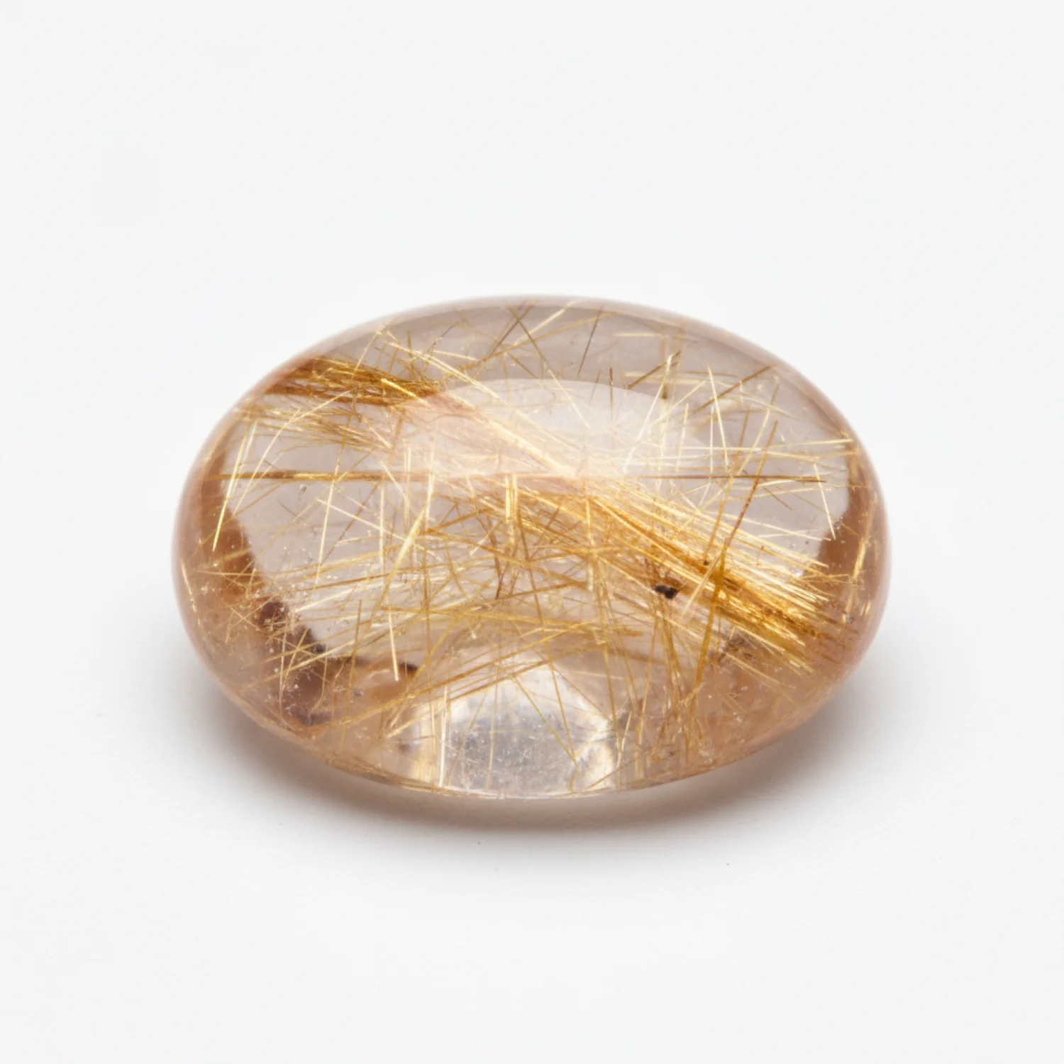 Golden Rutile 1PC Tiny 5x7 MM Oval Cabochon Yellow Splendid semi Precious Semi Precious Gemstone - Image 2