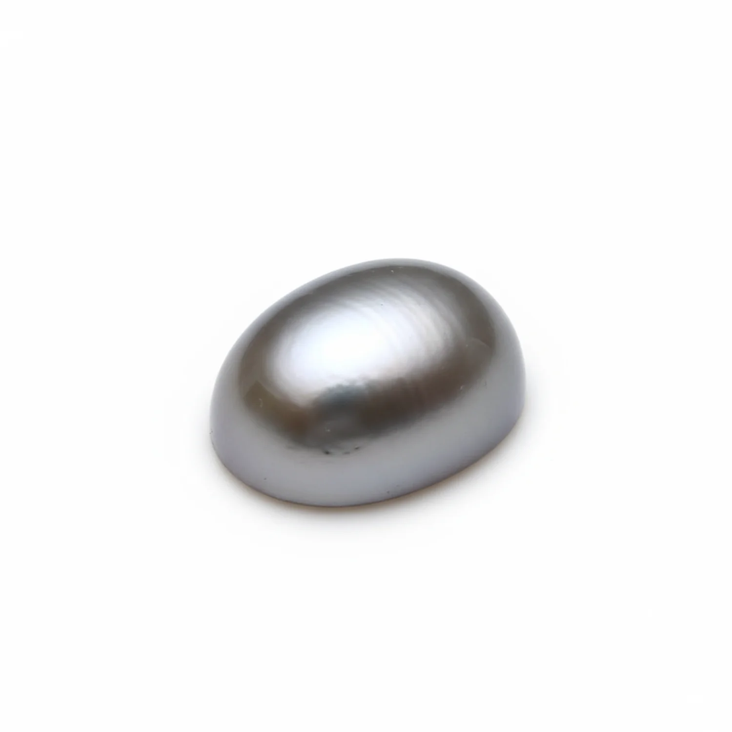 Gray Pearl 10PC Tiny 4x6 MM Oval Cabochon Gray Superior semi Precious Gems