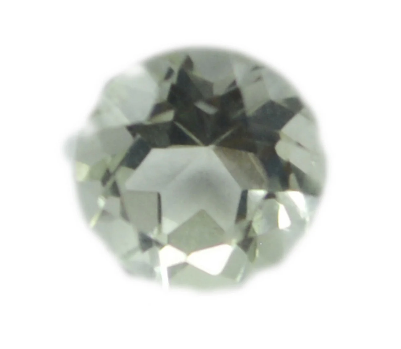 Green Amethyst 1PC Chunky 16x16 MM Round Faceted Green Pure Semi Precious Loose Gems