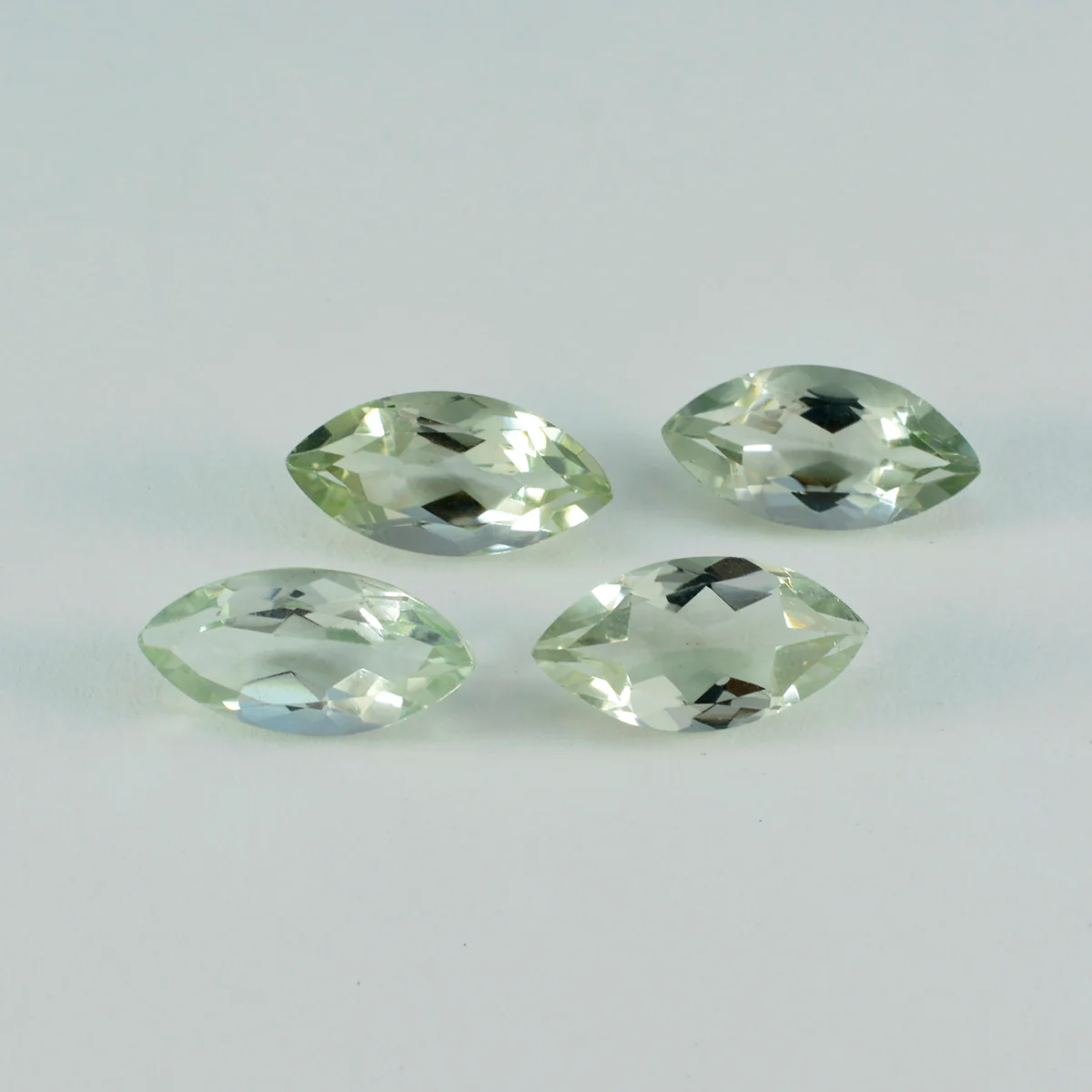 Green Amethyst 1PC Large 8x16 MM Marquise Faceted Green Brilliant Semi Precious Loose Gemstones - Image 3