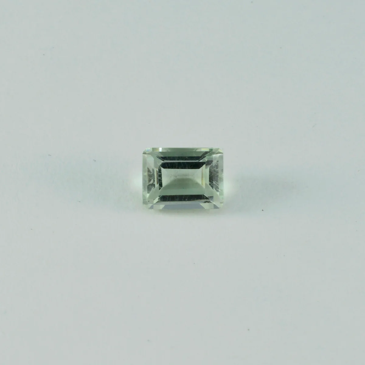 Green Amethyst 1PC Large 9x11 MM Emerald Faceted Green Fiery Semi Precious Loose Gemstone - Image 3