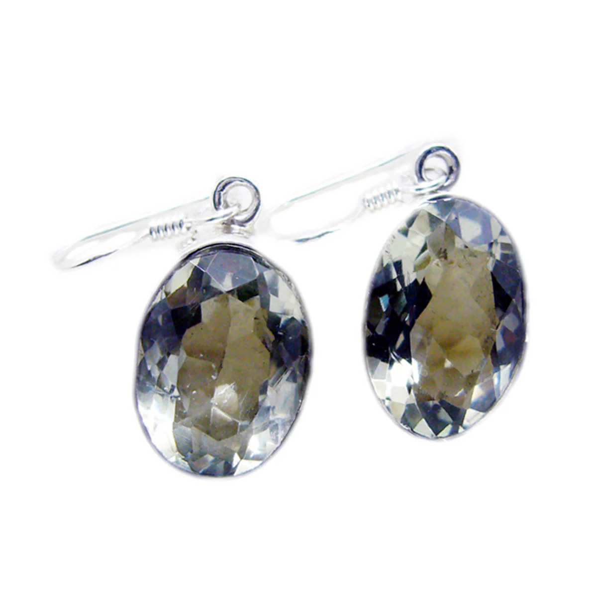 Green Amethyst Middle Eastern Yuna multiple Dangle Green Silver Earring