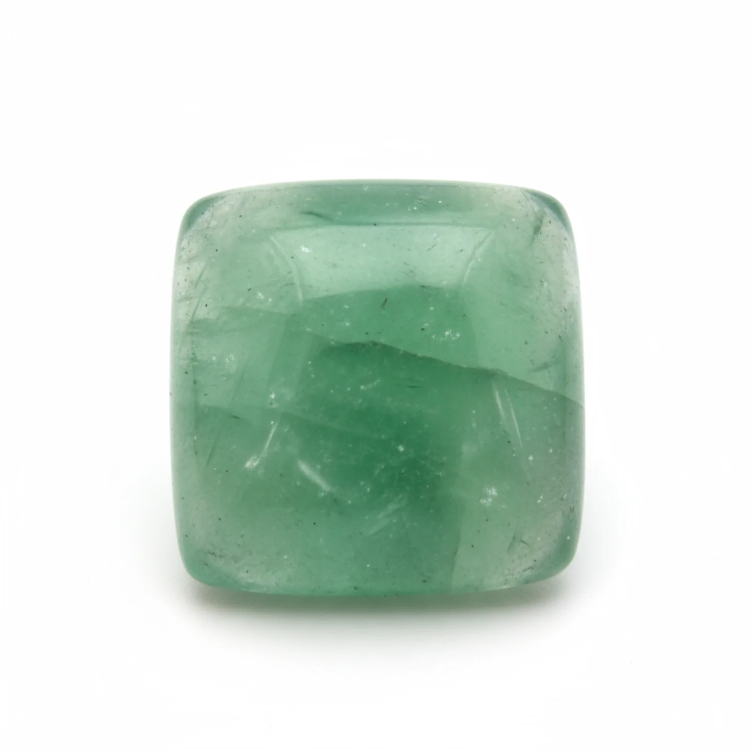 Green Aventurine 1PC Small 7x7 MM Square Cabochon Green Brilliant semi Precious Loose Gems - Image 2