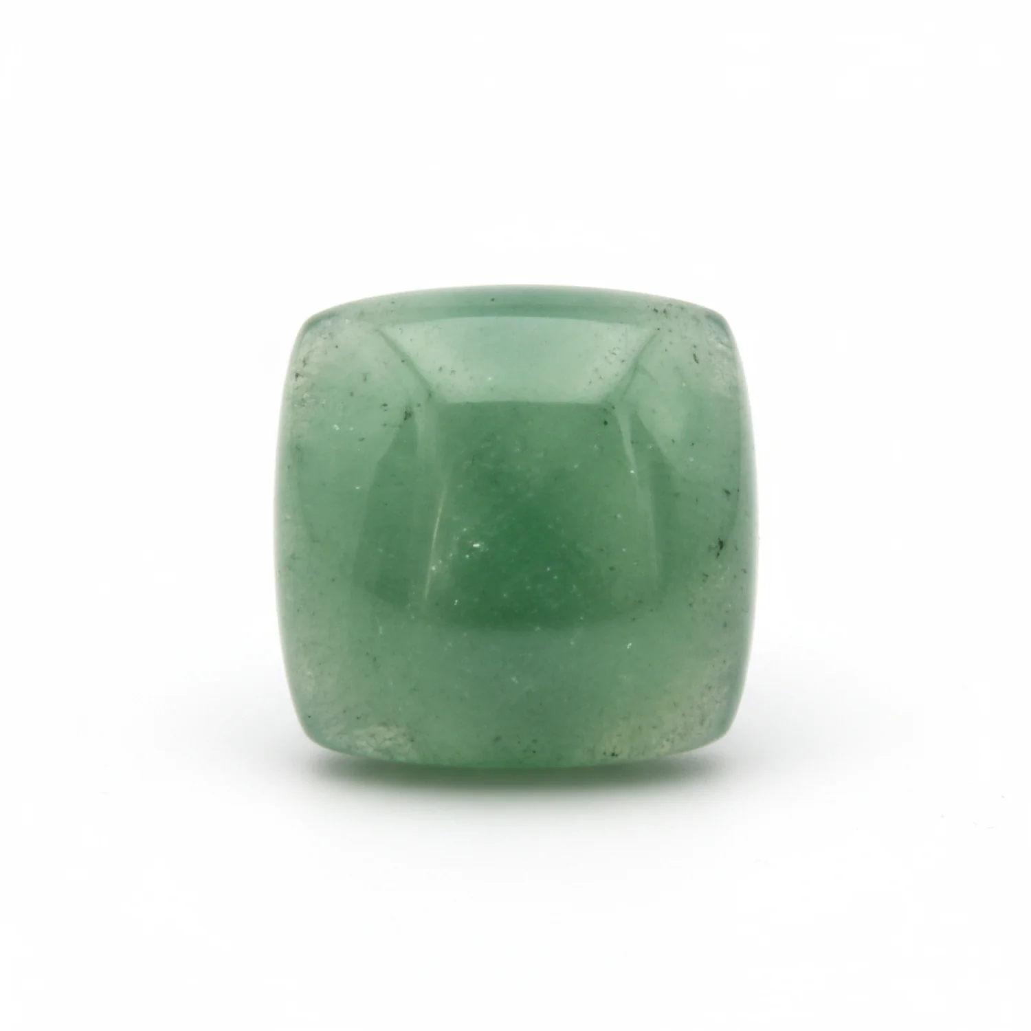 Green Aventurine 1PC Tiny 6x6 MM Cushion Cabochon Green High-Quality semi Precious Loose Gems - Image 2