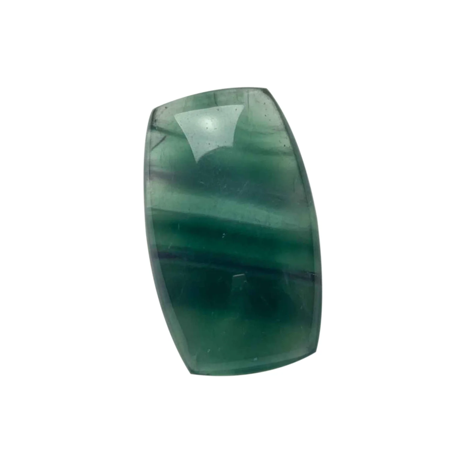 Green Fluorite 1PC Large 9x11 MM Emerald Cabochon Green Genuine semi Precious Loose Gemstones - Image 2