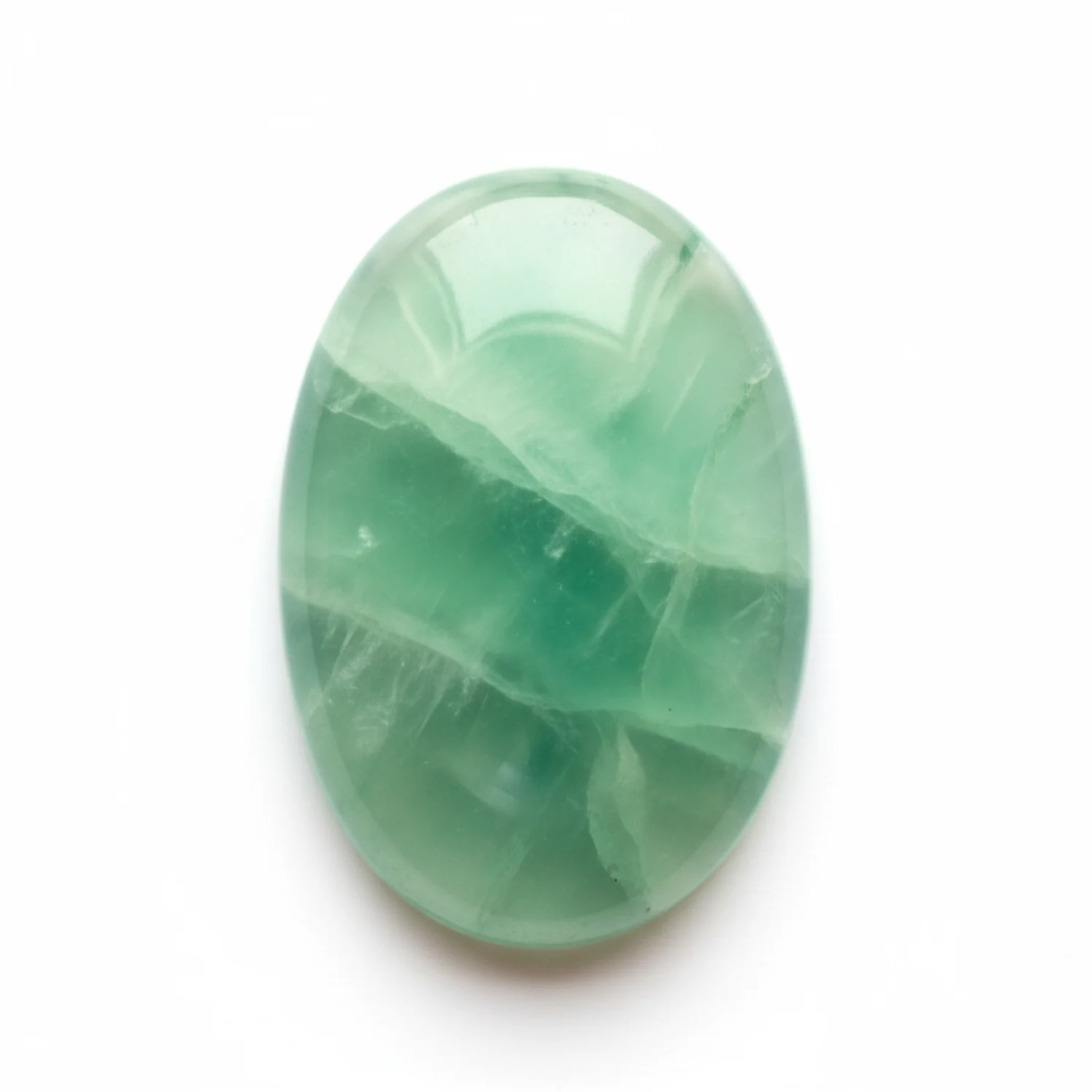 Green Fluorite 1PC Large 9x11 MM Oval Cabochon Green Sparkling semi Precious Gems