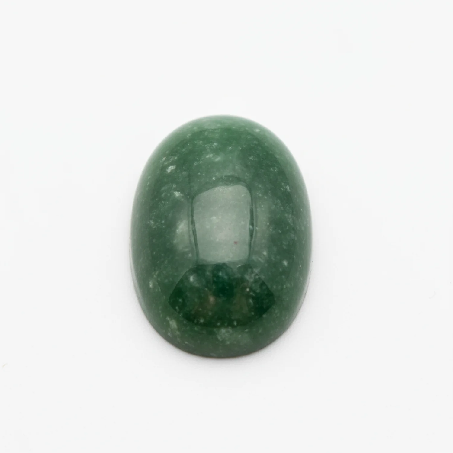 Green Jade 1PC Small 6x9 MM Oval Cabochon Green Splendid semi Precious Loose Gemstone - Image 2