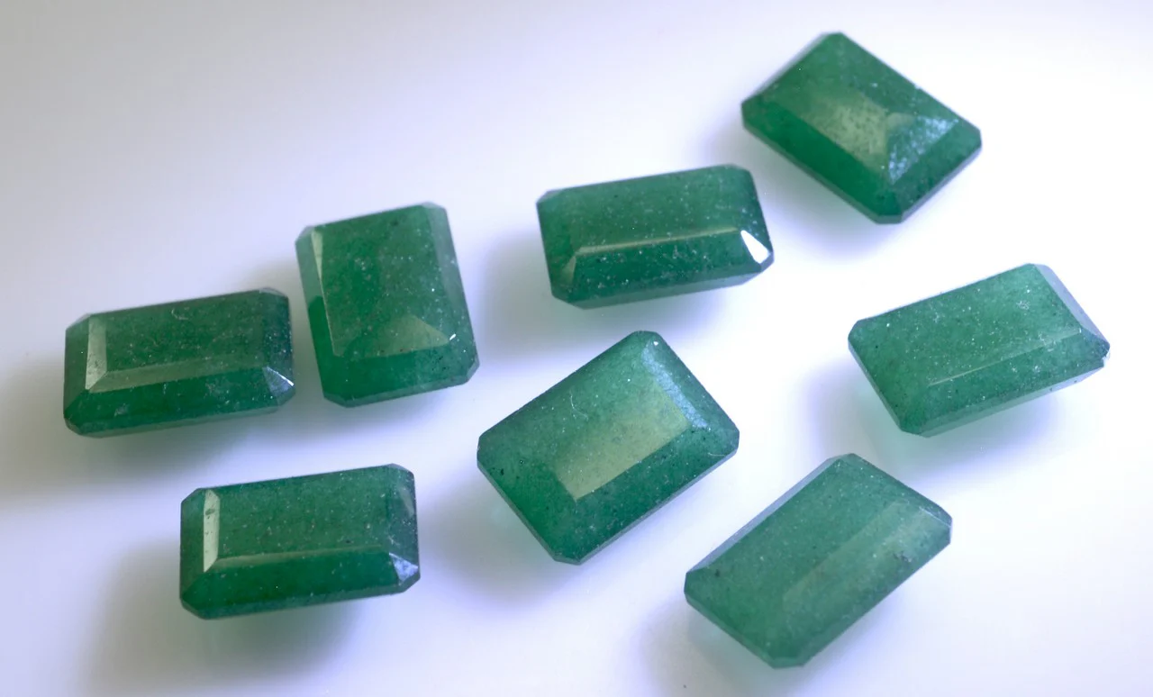Green Onyx 1PC Chunky 13x18 MM Emerald Faceted Green Lustrous Semi Precious Loose Gemstone - Image 3
