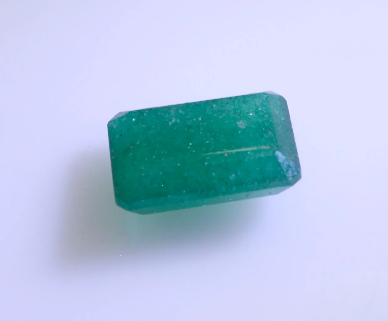 Green Onyx 1PC Large 10x12 MM Emerald Faceted Green Polished Semi Precious Loose Gemstones - Image 3