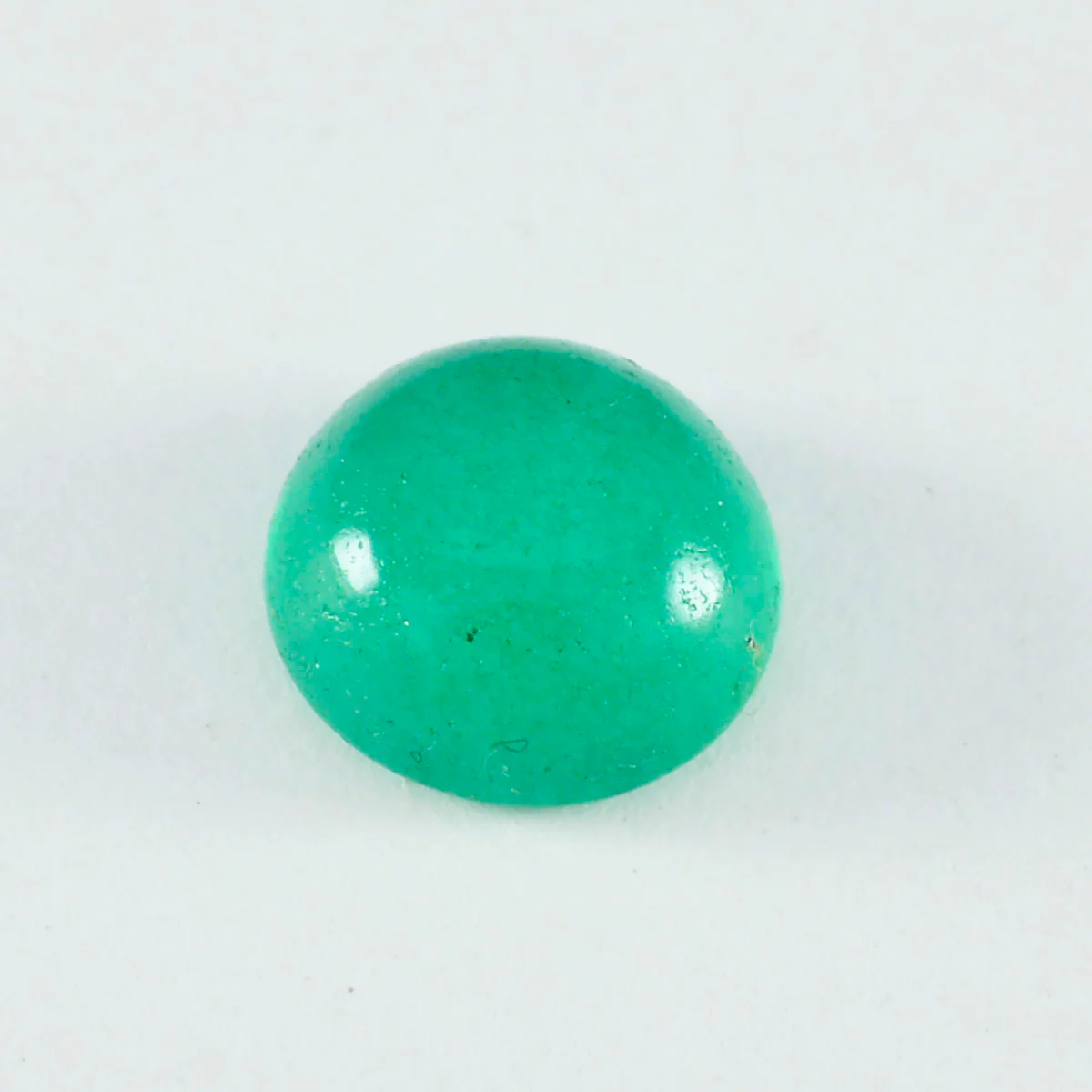Green Onyx 1PC Medium 9x9 MM Round Cabochon Green Fine semi Precious Loose Gemstone - Image 2