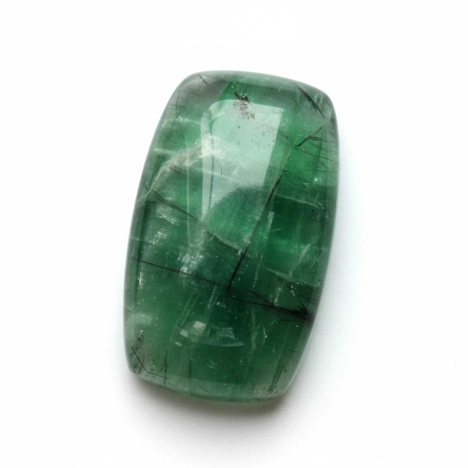 Green Tourmaline 1PC Medium 7x14 MM Baguette Cabochon Green High-Quality semi Precious Precious Gemstone