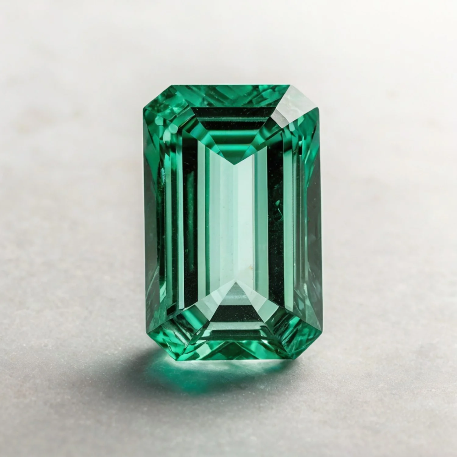 Green Tourmaline 1PC Medium 8x10 MM Emerald Faceted Green Brilliant Semi Precious Loose Gemstones - Image 2