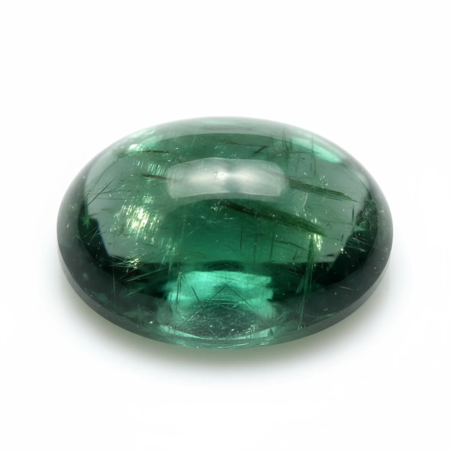 Green Tourmaline 1PC Small 7x9 MM Oval Cabochon Green High-Quality semi Precious Precious Gemstone - Image 2