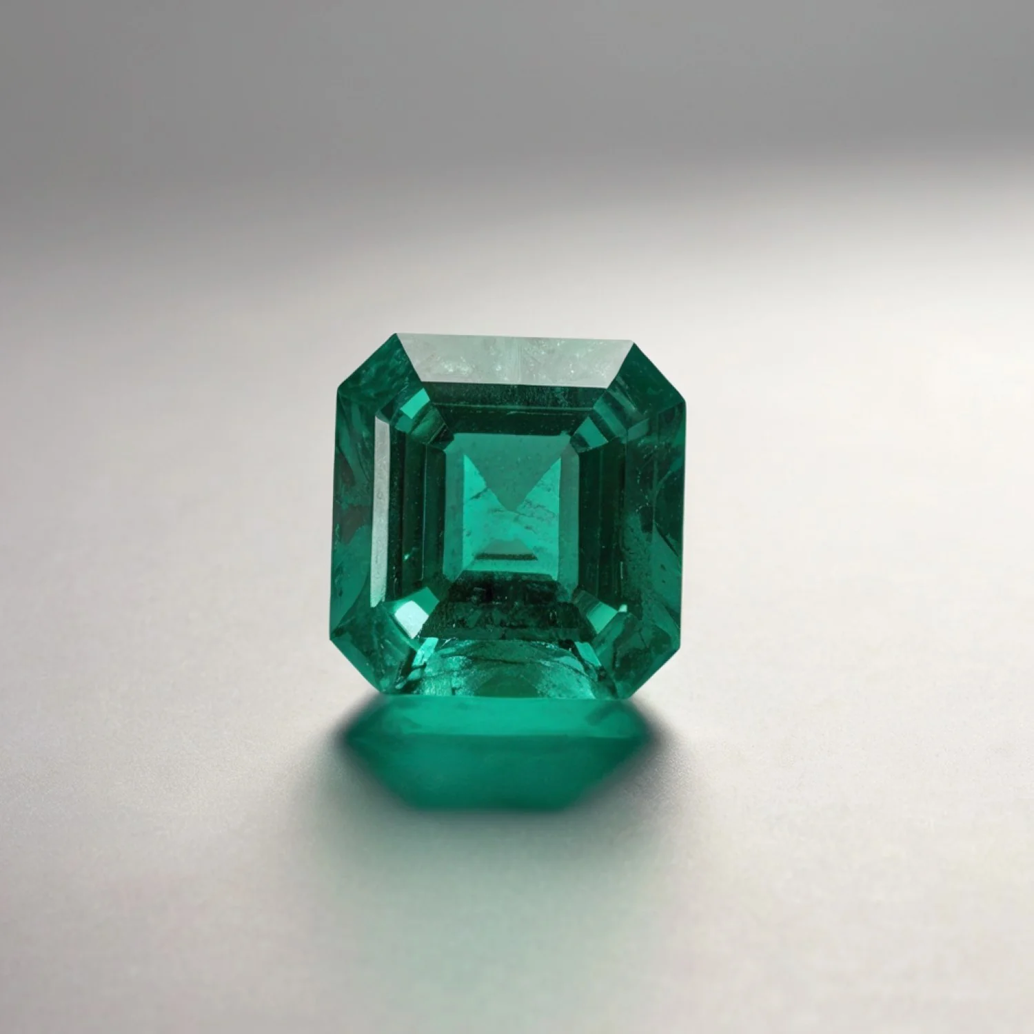 Green Tourmaline 1PC Tiny 5x5 MM Square Faceted Green Sparkling Semi Precious Loose Gemstone - Image 2