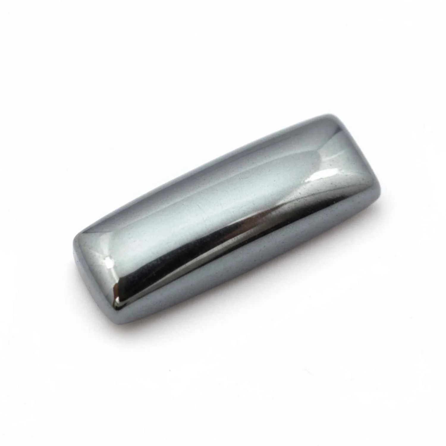 Hematite (Gunmetal) 10PC Tiny 3x6 MM Baguette Cabochon Gray Genuine semi Precious Loose Gems - Image 2