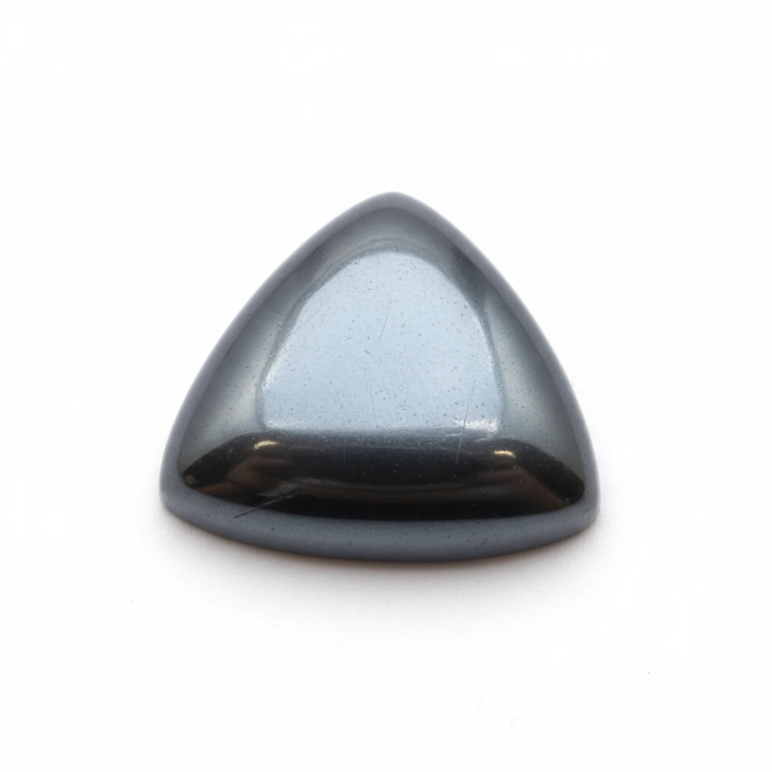 Hematite (Gunmetal) 10PC Tiny 5x5 MM Triangle Cabochon Gray High-Quality semi Precious Loose Gemstones - Image 2